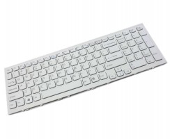 Tastatura Sony Vaio VPCEF series alba. Keyboard Sony Vaio VPCEF series alba. Tastaturi laptop Sony Vaio VPCEF series alba. Tastatura notebook Sony Vaio VPCEF series alba