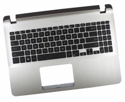 Tastatura Asus 0KNB0-5100US00 Neagra cu Palmrest Argintiu. Keyboard Asus 0KNB0-5100US00 Neagra cu Palmrest Argintiu. Tastaturi laptop Asus 0KNB0-5100US00 Neagra cu Palmrest Argintiu. Tastatura notebook Asus 0KNB0-5100US00 Neagra cu Palmrest Argintiu